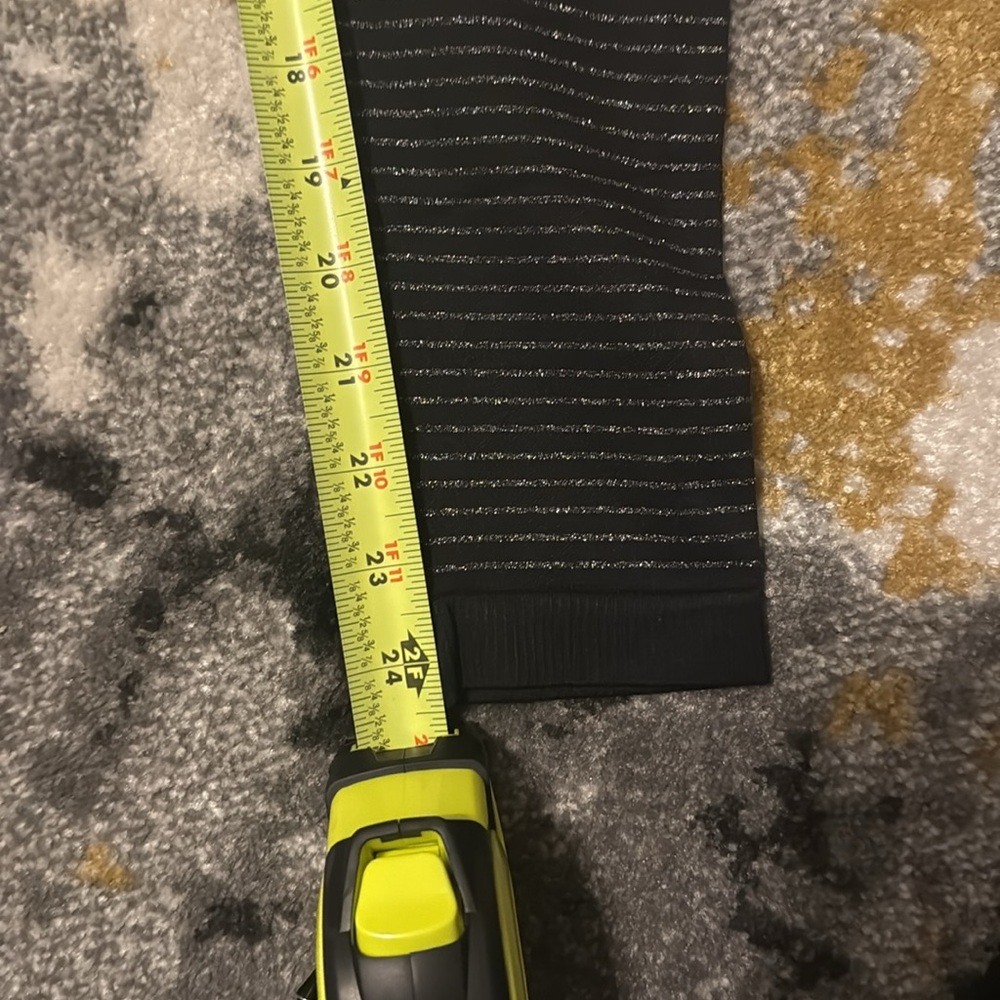 NWT: Athleta shimmer stripe leggings - Picture 10 of 11